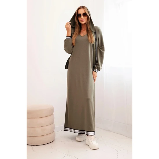 Moteriškas chaki laisvalaikio komplektas Donan Moteriški komplektai