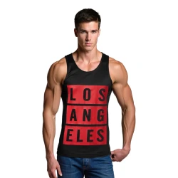 Vyriški juodi marškinėliai Los Angeles