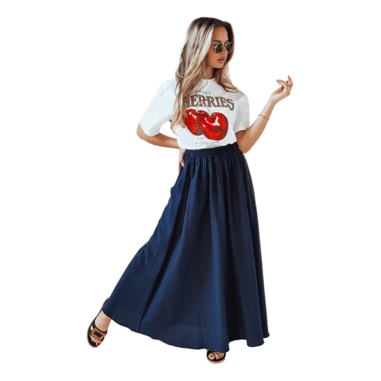 Moteriškas tamsiai mėlynas sijonas Ferry Sijonai