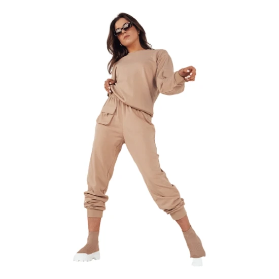 Moteriškas rusvas komplektas Milak Moteriški komplektai