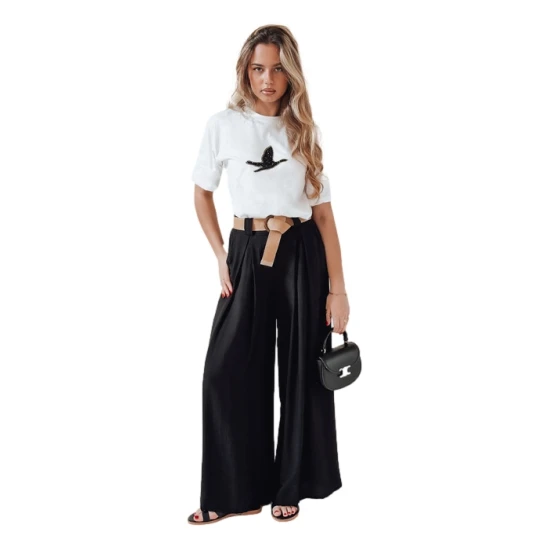 Moteriškos juodods kelnės Mirelou Džinsai ir Kelnės