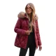Moteriška bordo spalvos striukė Mona