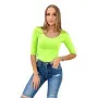 Women's neon green blouse Sonic