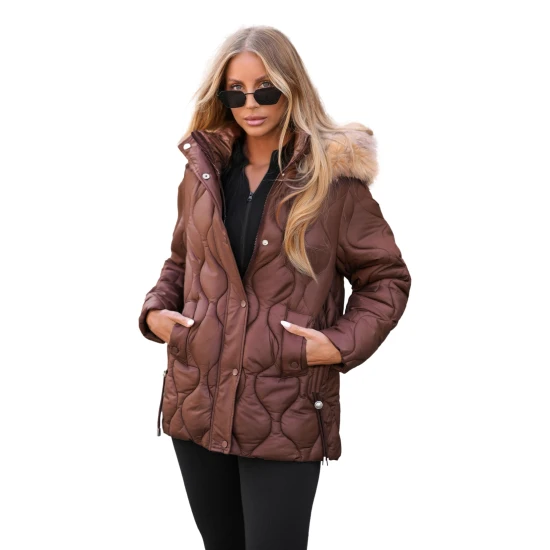 Moteriška rudos spalvos striukė Mona Moteriškos striukės