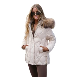 Moteriška rusvos spalvos striukė Mona