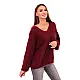 Women's burgundy Sindy Women's sweaters