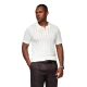 Vyriška baltos spalvos polo marškinėliai Elegant