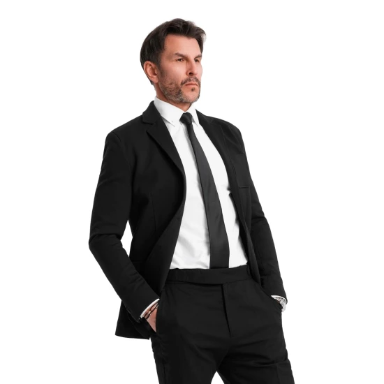 Vyriškas juodas švarkas Azan Švarkai | Kostiumai
