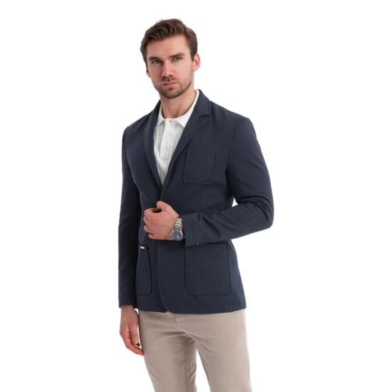 Vyriškas tamsiai mėlynas švarkas Azan Švarkai | Kostiumai