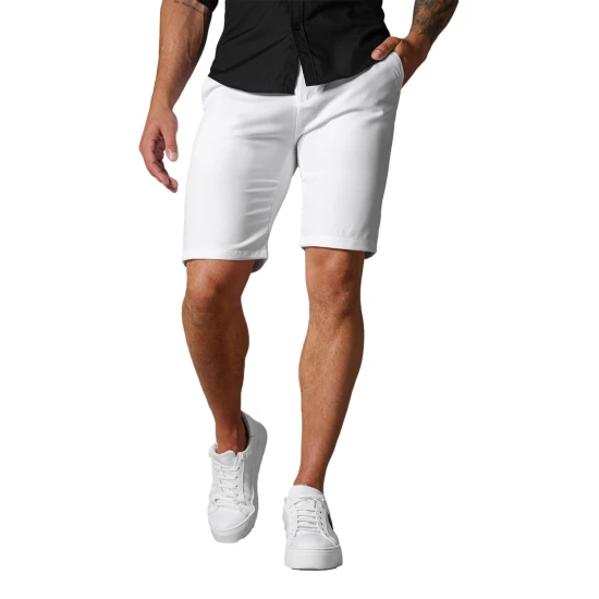 Vyriški balti šortai Remo Šortai