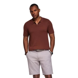 Vyriški rudi polo marškinėliai Mark