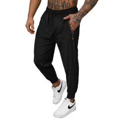 Vyriškos juodos laisvalaikio kelnės Arben