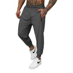 Vyriškos pilkos laisvalaikio kelnės Arben