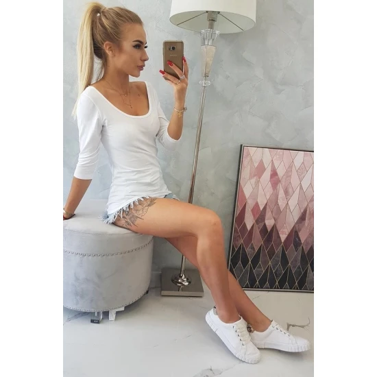 Moteriška balta palaidinė Sonic Palaidinės ir marškiniai