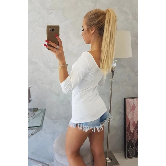 Moteriška balta palaidinė Sonic Palaidinės ir marškiniai