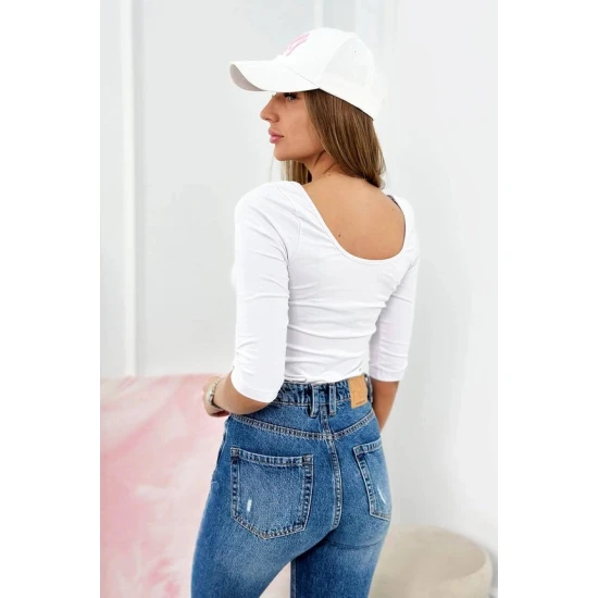 Moteriška balta palaidinė Sonic Palaidinės ir marškiniai