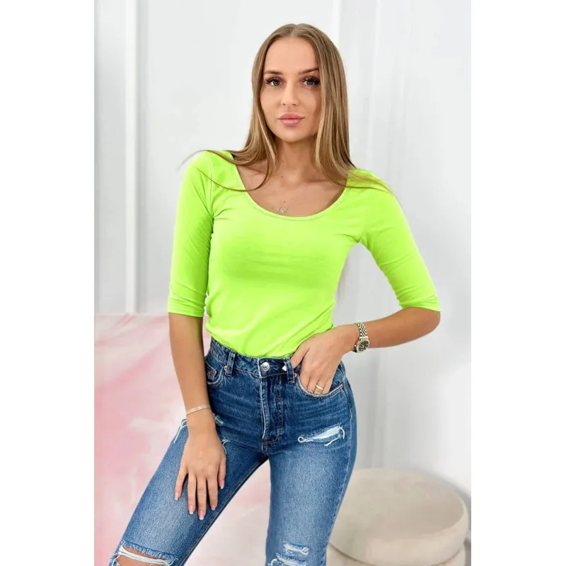 Women's neon green blouse Sonic Blouses and shirts