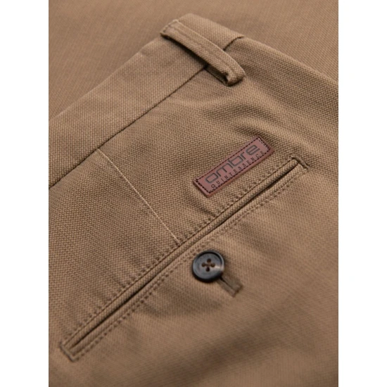 Vyriškos rusvos spalvos kelnės Tuman Klasikinės kelnės