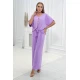Moteriškas šviesiai violetinis komplektas Folk Moteriški komplektai