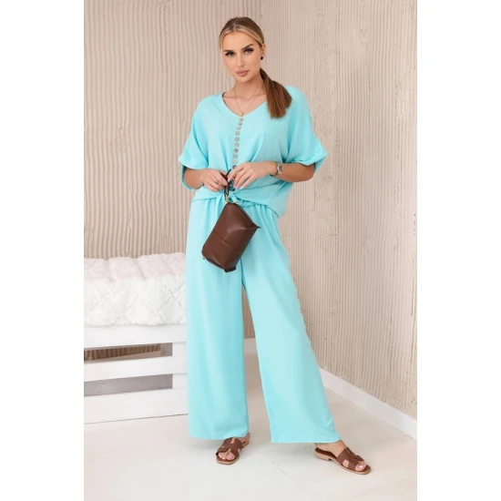 Moteriškas mėrinis komplektas Folk Moteriški komplektai