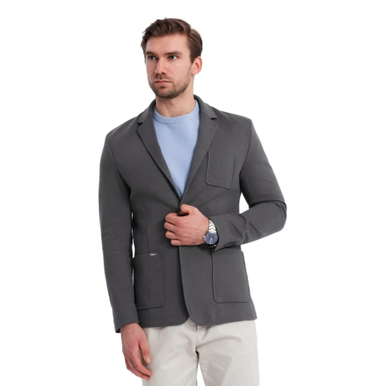 Vyriškas pilkas švarkas Azan Švarkai | Kostiumai