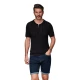 Vyriška juodos spalvos polo marškinėliai Elegant POLO marškinėliai