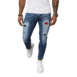 Vyriški mėlynii džinsai Apol