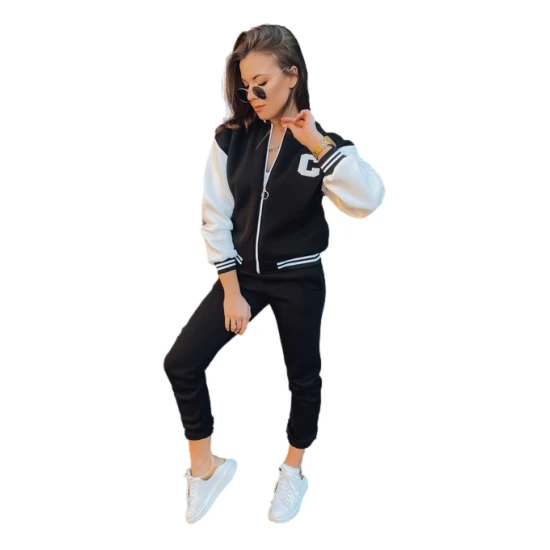 Moteriškas juodas sportinis komplektas Celia Moteriški komplektai
