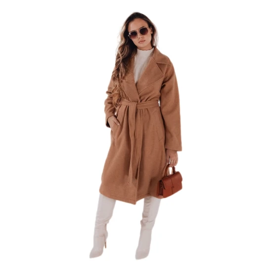 Moteriškas rudas paltas Nancy Moteriškos striukės