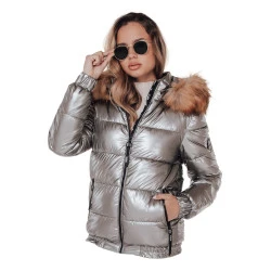 Moteriška blizgi pilka striukė Melani