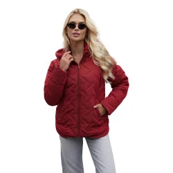 Moteriška bordo spalvos striukė Erlin