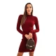 Moteriška bordo suknelė Laris Suknelės ir tunikos