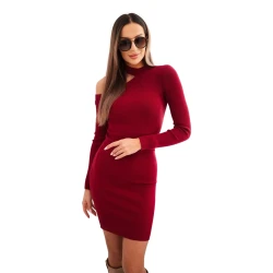 Moteriška bordo suknelė Linda