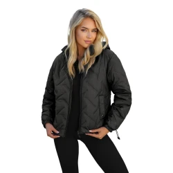 Moteriška juoda gobtuvu striukė Lamir