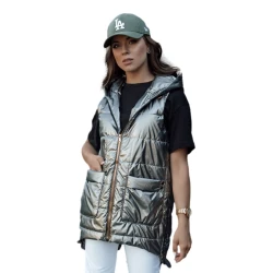 Moteriška pilka blizgi liemenė Jess