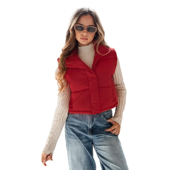 Moteriška raudonos spalvos liemenė Veta Moteriškos liemenės