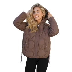 Moteriška rudos spalvos striukė Muna