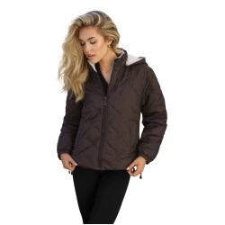 Moteriška tamsiai ruda striukė Lamir