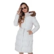 Moteriška žieminė balta striukė Bela