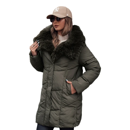 Moteriška žieminė chaki striukė Niki Moteriškos striukės