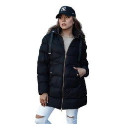 Moteriška žieminė juoda striukė Gabriel