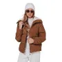 Moteriška žieminė ruda striukė Trendy