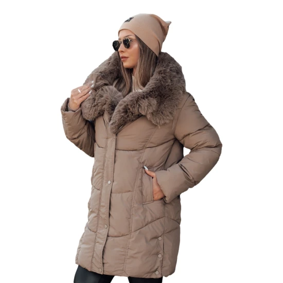 Moteriška žieminė tamsiai rusva striukė Niki Moteriškos striukės