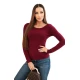 Moteriškas bordo spalvos megztinis Renat Moteriški megztiniai