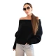 Moteriškas juodas megztinis Anit