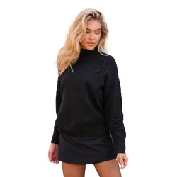 Moteriškas juodas megztinis Bert