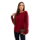 Moteriškas raudonos spalvos megztinis Dora