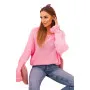 Женский розовый свитер Aidina
