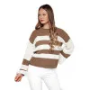 Women's brown/white jumper Tango Women's sweaters