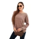 Moteriškas rudos spalvos megztinis Dora Moteriški megztiniai